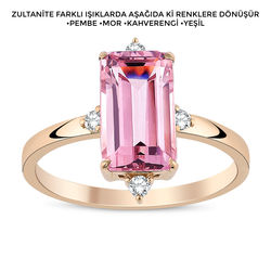 1.96 ct. Pırlanta Zultanite (Renk Değiştiren) Yüzük - Thumbnail