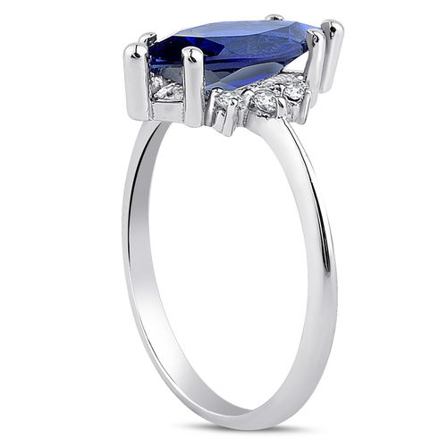 Pırlanta Merkezim - 2.00 ct. Pırlanta Safir Yüzük (1)