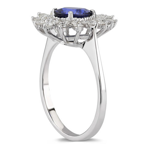 Pırlanta Merkezim - 2.13 ct. Pırlanta Safir Yüzük (1)