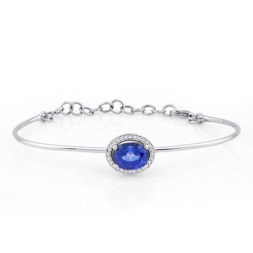 

2.50 Ct. Pırlanta Safir Bileklik