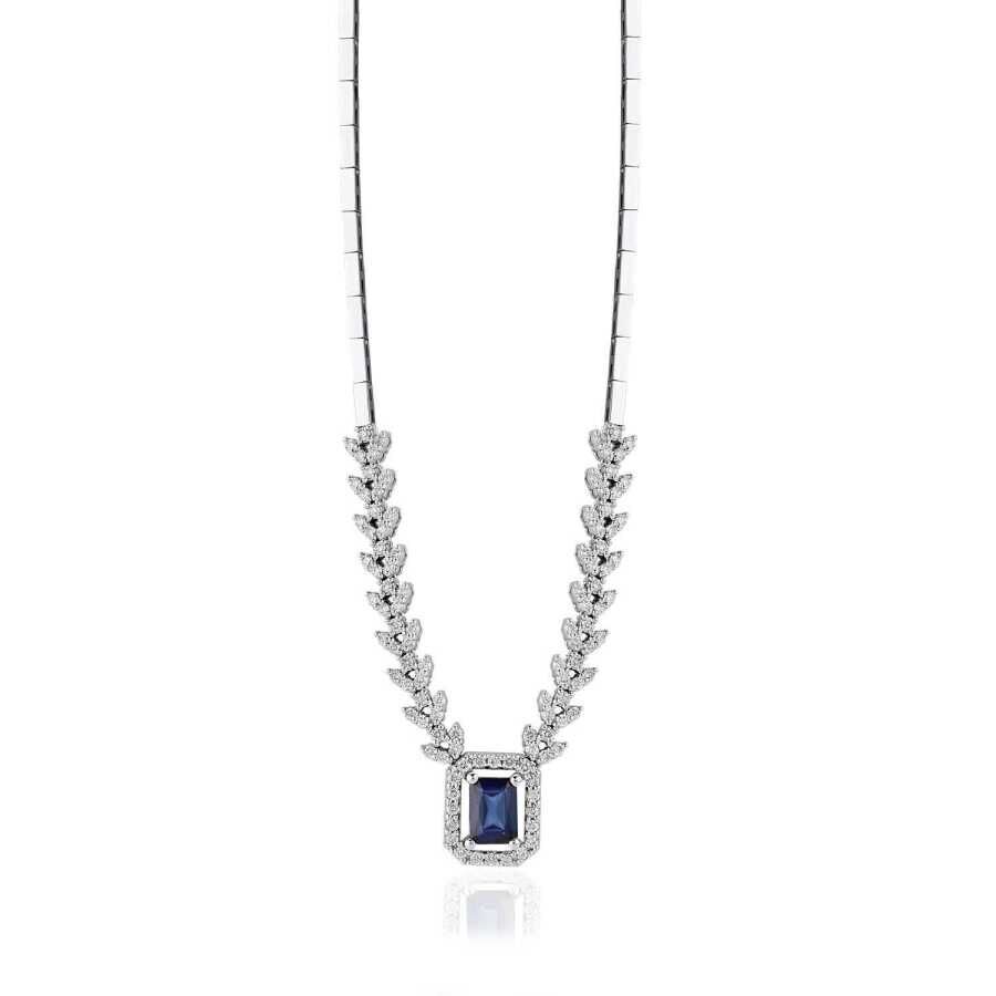 2.63 Karat Pırlanta Safir Gerdanlık