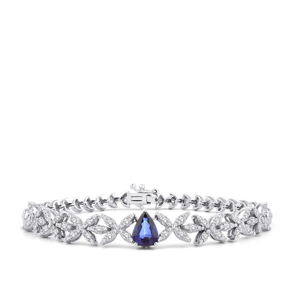 2.74 Karat Pırlanta Safir Bileklik