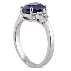Pırlanta Merkezim - 2.85 ct. Pırlanta Safir Yüzük (1)