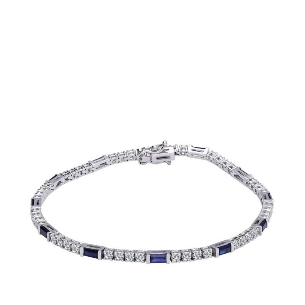 3.15 Karat Pırlanta Safir Bileklik