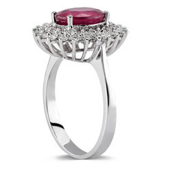 1.78 ct. Pırlanta Yakut Yüzük - Thumbnail