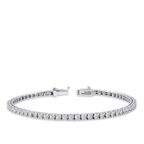 3.89 Karat Pırlanta Su Yolu Bileklik - Pırlanta Merkezim