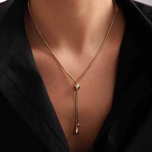 55 Cm Balık Sırtı Altın Zincir Özel Tasarım - SembolGold