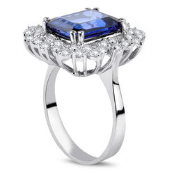 Pırlanta Merkezim - 5.50 ct. Pırlanta Safir Yüzük (1)