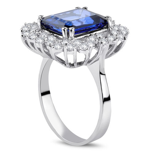 Pırlanta Merkezim - 5.50 ct. Pırlanta Safir Yüzük (1)