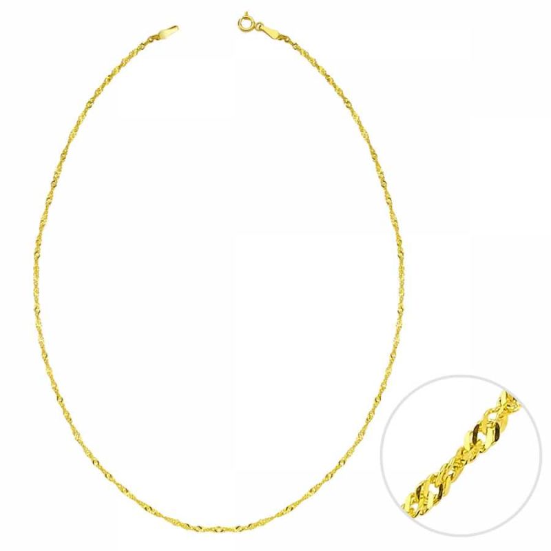

60 Cm Altın Singapur Zincir 1,40mm