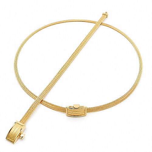 8 Ayar 3 Sıra Hasır Altın Set 19,30 Gram - SembolGold