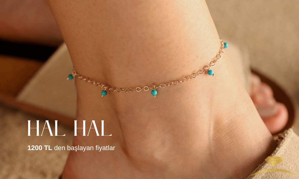 Altın Halhallar 1200 TL den başlayan fiyatlarla