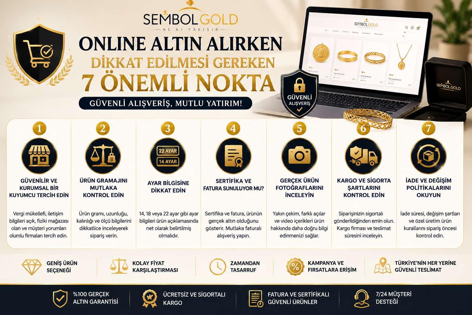 Online Altın Alırken Dikkat Edilmesi Gereken 7 Önemli Nokta