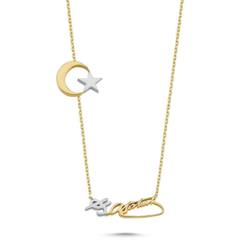 Altın Ayyıldız ve K.Atatürk Kolye - SembolGold