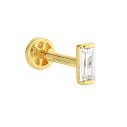 SembolGold - Altın Baget Tragus Piercing 14 Ayar (1)