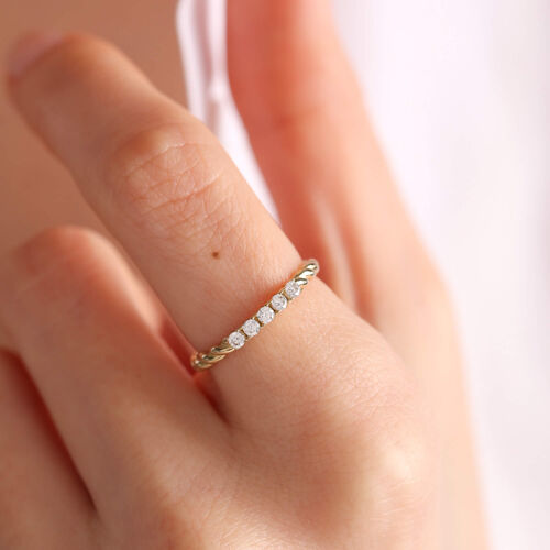 Altın Beştaş Yüzük 14 Ayar Burgu Form - SembolGold