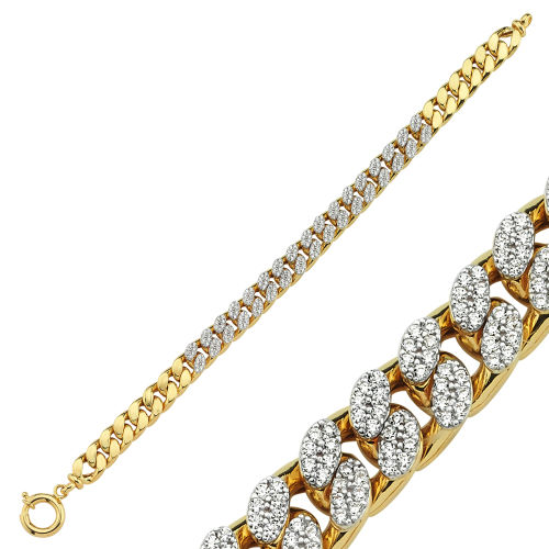 Altın Bileklik Burgu Tasarım 14Ayar - SembolGold