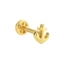 SembolGold - Altın Çapa Tragus Piercing 14 Ayar (1)