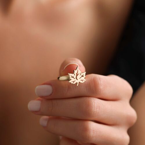 Altın Çınar Yüzük El Yapımı - SembolGold