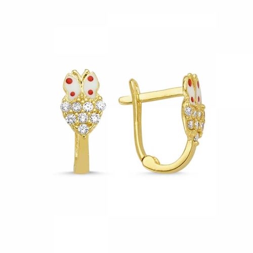 Altın Çocuk J Küpe - SembolGold