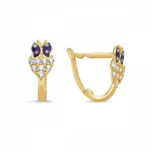 Altın Çocuk J Küpe - SembolGold