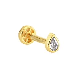 SembolGold - Altın Damla Tragus Piercing 14 Ayar (1)