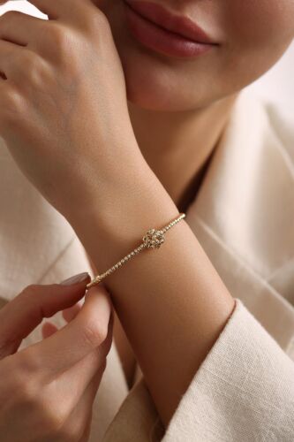 Altın Dorikalı Ball Kelepçe - SembolGold