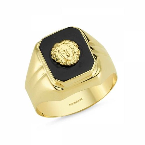 Altın Erkek Yüzük Arma - SembolGold