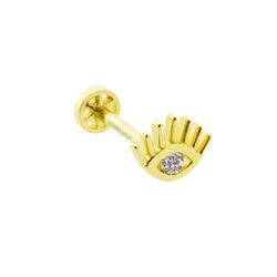 SembolGold - Altın Göz Tragus Piercing 14 Ayar (1)