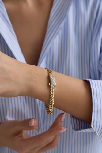 Altın Gurmet Bileklik 14 Ayar İtaly Kilit - SembolGold