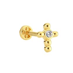 SembolGold - Altın Hac Tragus Piercing 14 Ayar (1)