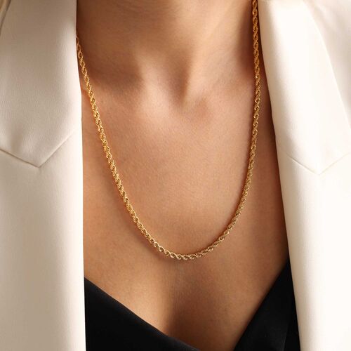 Altın Halat Zincir 55 cm - SembolGold