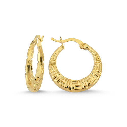 Altın Halka Küpe 2.0 cm 14 Ayar - SembolGold