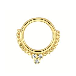 SembolGold - Altın Halka Piercing Cemre 14 Ayar (1)