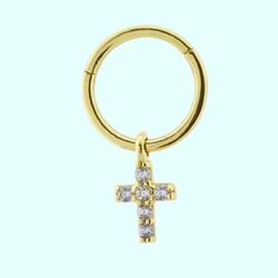Altın Halka Piercing Hac 14 Ayar - Thumbnail