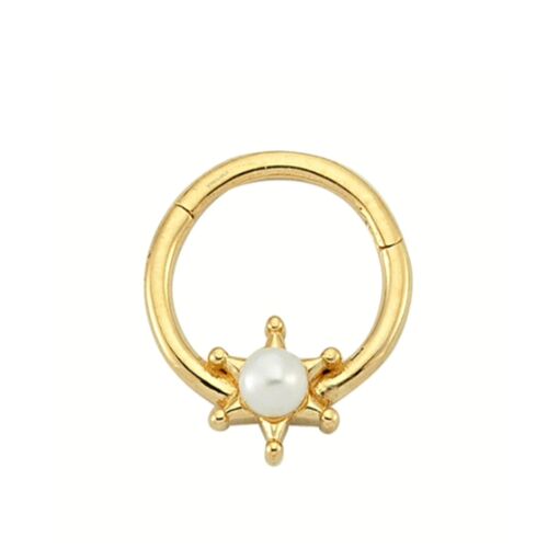 SembolGold - Altın Halka Piercing İnci 14 Ayar Kartanesi (1)