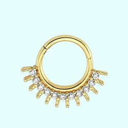 Altın Halka Piercing Suyolu 14 Ayar - Thumbnail