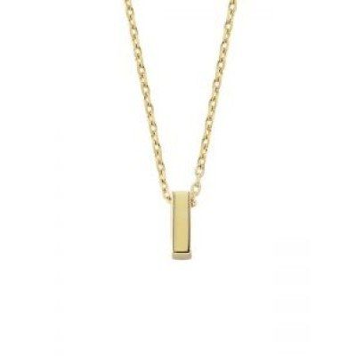 Altın I Harfli Taşsız Kolye - SembolGold