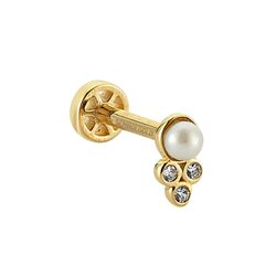 SembolGold - Altın İnci Tragus Piercing 14 Ayar (1)