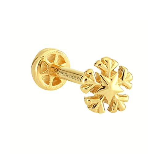 SembolGold - Altın KartanesiTragus Piercing 14 Ayar (1)