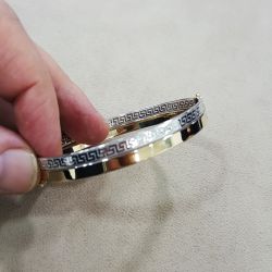 Altın Kelepçe 14K Versage Tasarım 5,5 mm - Thumbnail