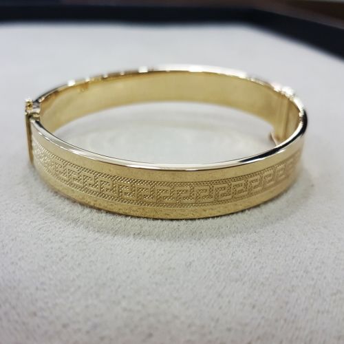Altın Kelepçe 14K Grek 8 mm - SembolGold