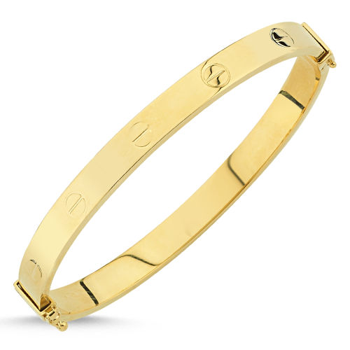 Altın Kelepçe Özel Tasarım 5mm - SembolGold