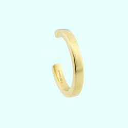 Altın Kıkırdak Küpe 14 Ayar Earcuff Sade - Thumbnail