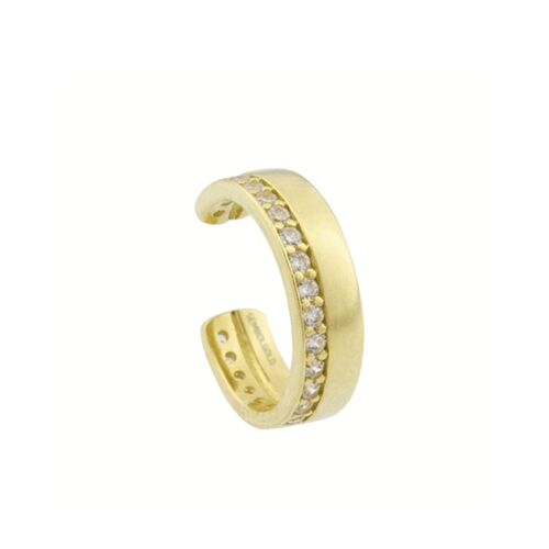 SembolGold - Altın Kıkırdak Küpe 14 Ayar Earcuff Taşlı (1)