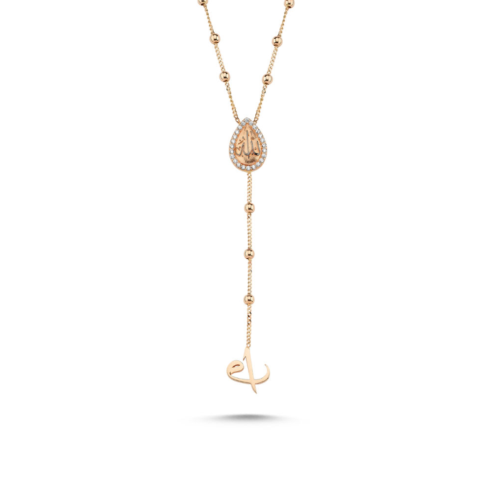

Altın Kolye 14k Rose Dorika Zincirli