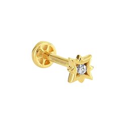 SembolGold - Altın Pusula Tragus Piercing 14 Ayar (1)