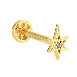 SembolGold - Altın Pusula Tragus Piercing 14 Ayar (1)
