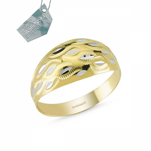 14 Ayar Altın Şık Tasarım Yüzük - SembolGold