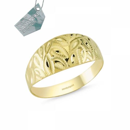 14 Ayar Altın Şık Tasarım Yüzük - SembolGold